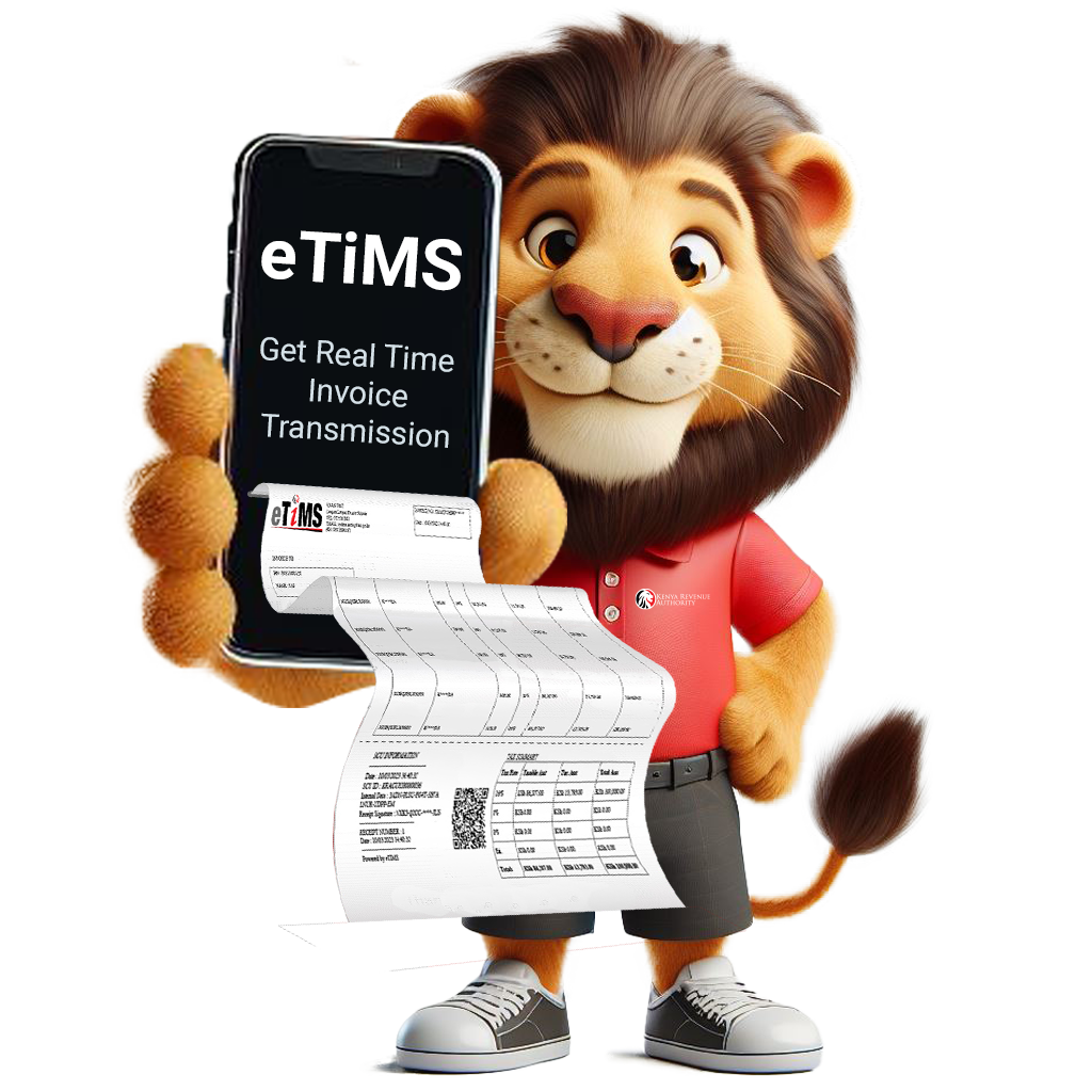 KRA eTIMS mascot.